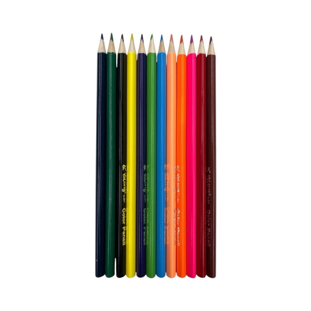 Monster Truck Triangular Colored Pencils Set (12-Pack) 211003