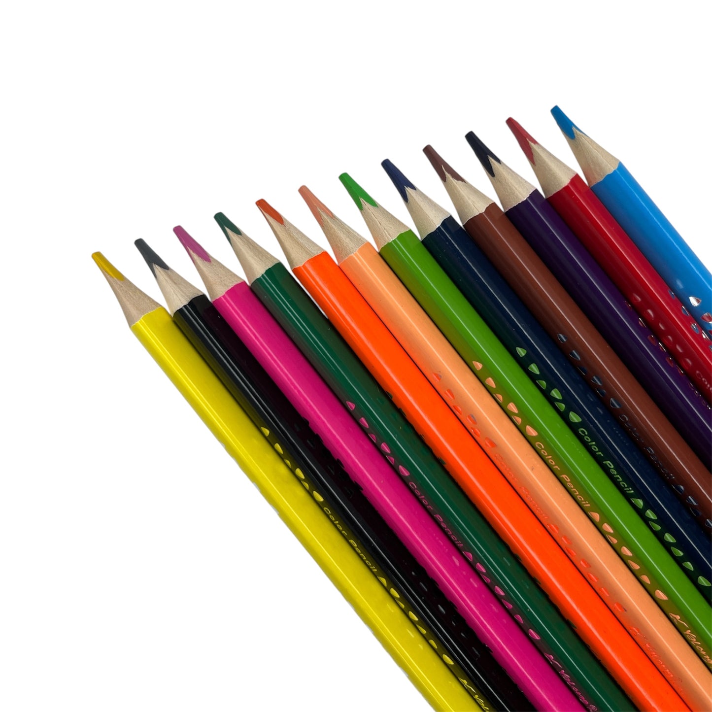 Jumbo Triangular Colored Pencils Set (12-Piece Pack) 231040