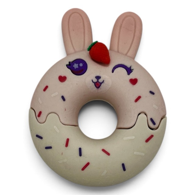 3D Cute Donut Animal Rubber Eraser | Single Piece | 9205