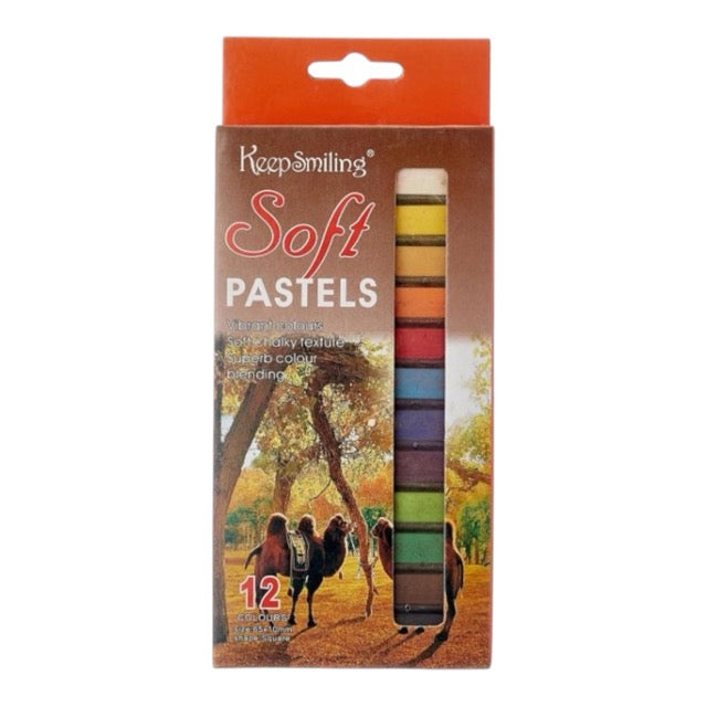 Keep Smiling 12-Color Soft Pastels Se - HS 3012
