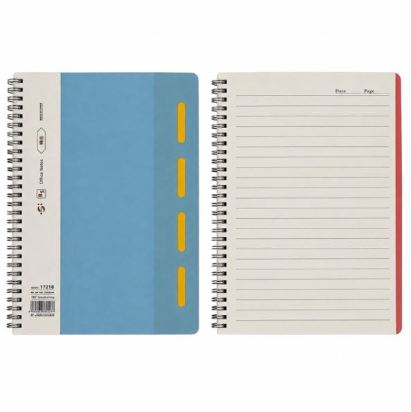 One B5 Spiral Office Notebook - Nx17-218