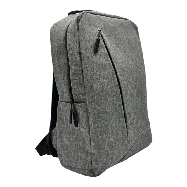 Minimalist Grey Heather Laptop Backpack