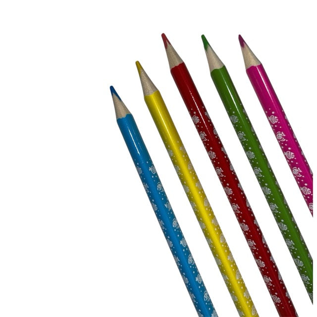 Shark Triangular Colored Pencils Set (18-Pack) 191050