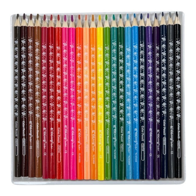 Pirate Octopus Triangular Colored Pencils Set (24-Pack)