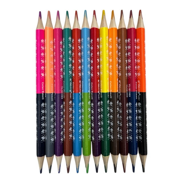 Ocean Fish Jumbo Duo Colored Pencils Set (24 Colors) 191024