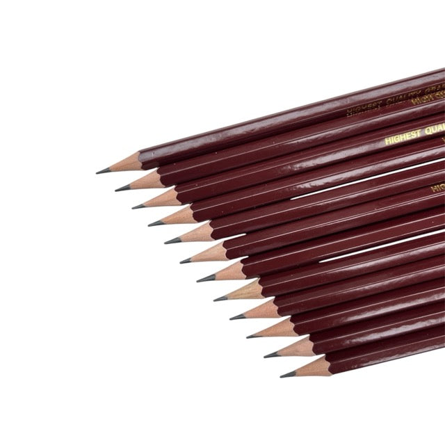 Premium HB Lead Pencils Set (12-Piece Pack)