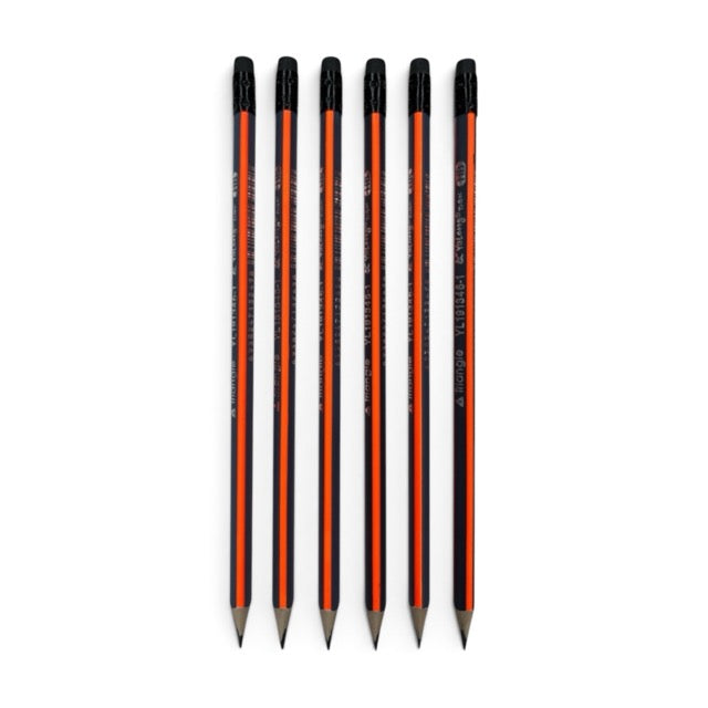 Triangle Black Lead HB Pencils Set (12-Piece Pack)
