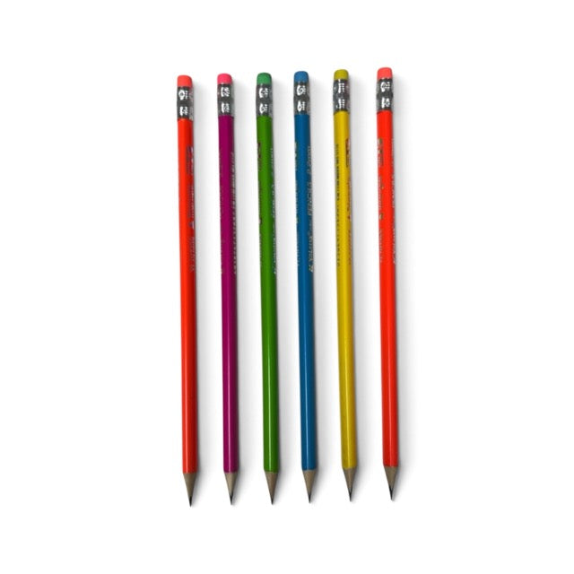 Triangle Colorful HB Lead Pencils Set (12-Piece Pack)