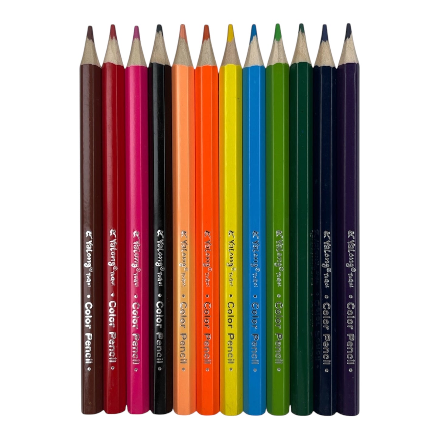 Classic Hexagonal Jumbo Colored Pencils Set (12-Piece Pack) 211057