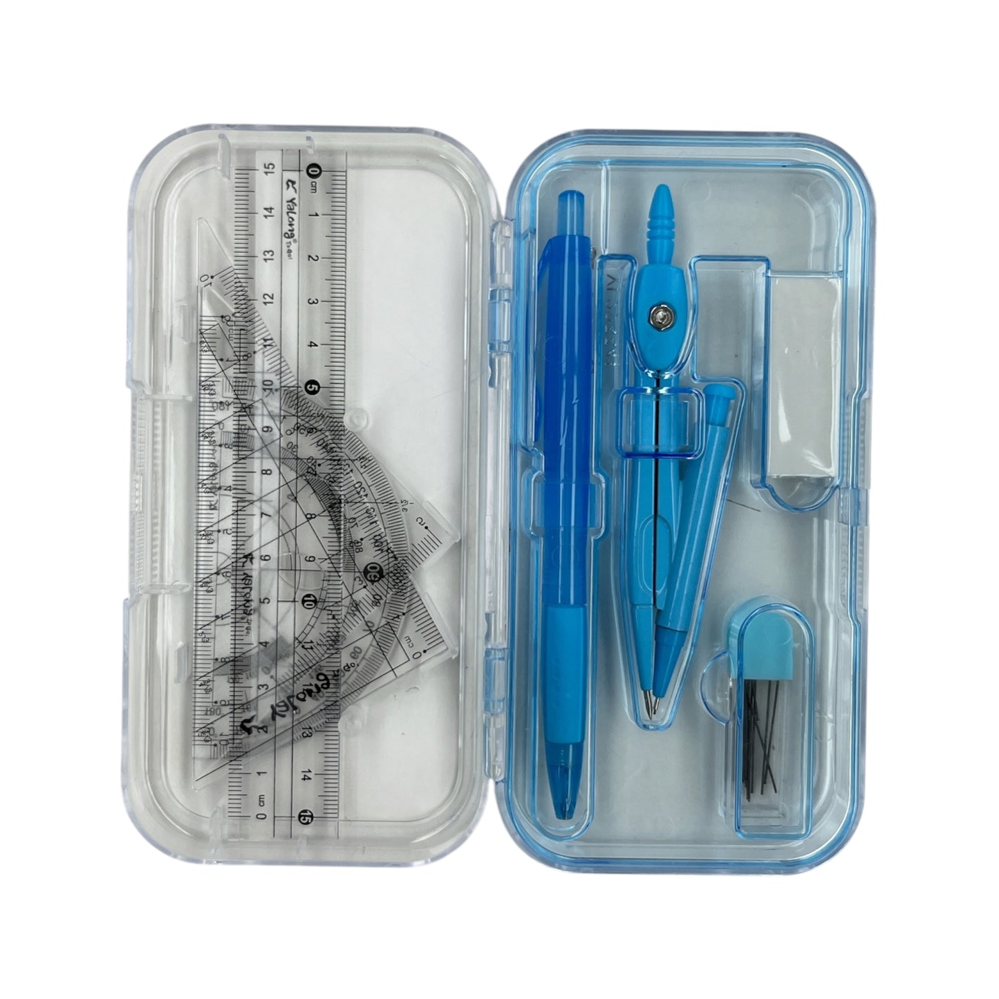 8-Piece Compasses &amp; Ruler Set - Pink Bear Edition - 223341