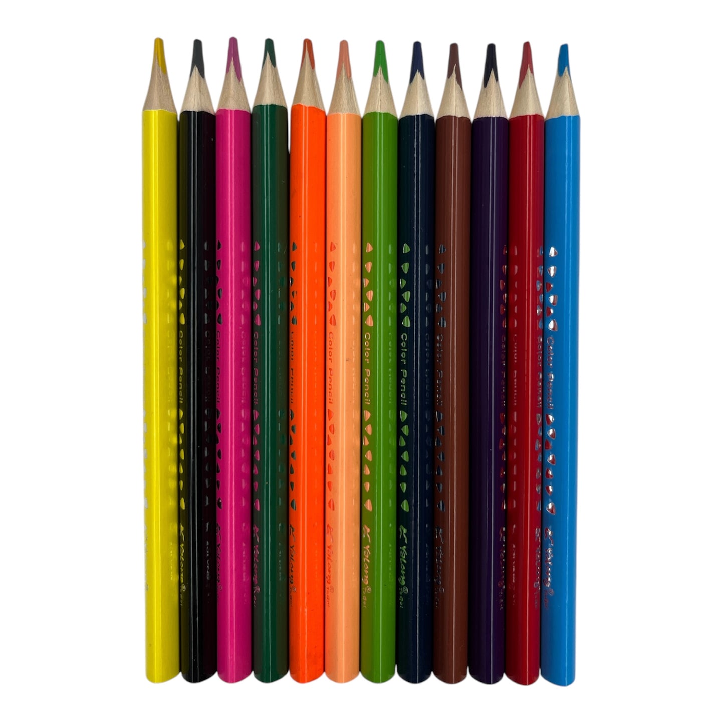 Jumbo Triangular Colored Pencils Set (12-Piece Pack) 231040