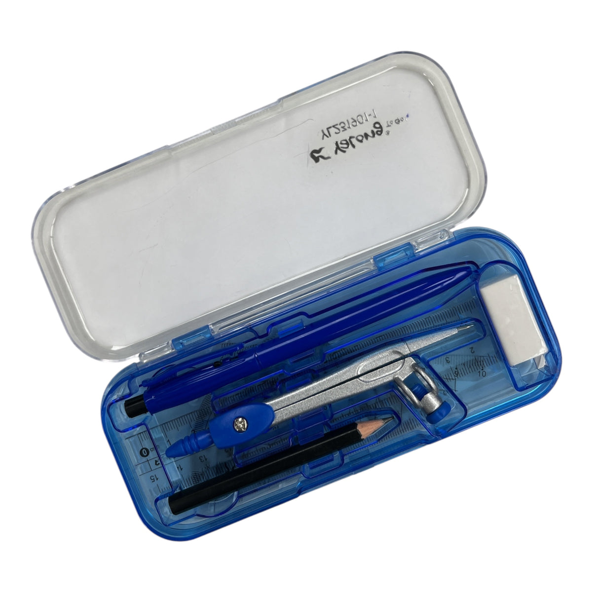 8-Piece Metal Compass &amp; Ruler Suit Geometry Set - YL231901
