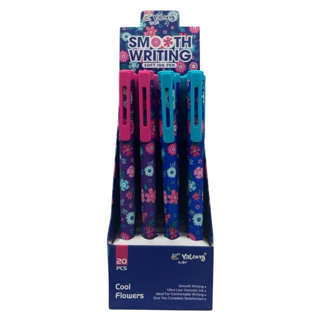Cool Flowers Smooth Writing Soft Ink Pen
