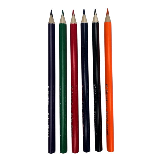Jumbo Triangular Colored Pencils Set (12-Pack) 241046