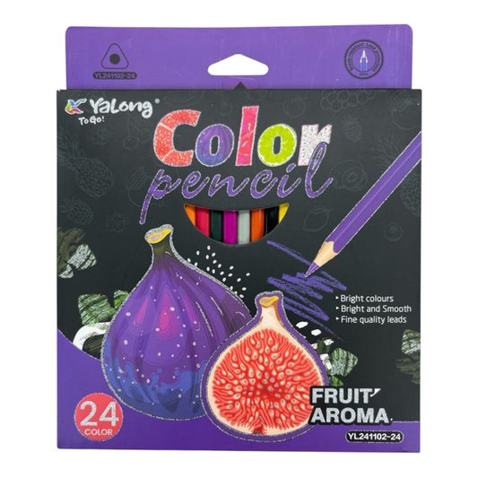 Fruit Aroma Scented Colored Pencils Set (24-Pack) 242202
