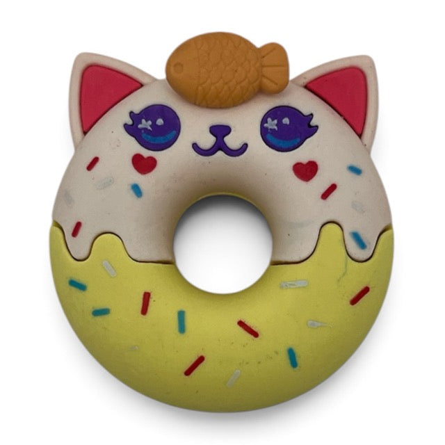 3D Cute Donut Animal Rubber Eraser | Single Piece | 9205