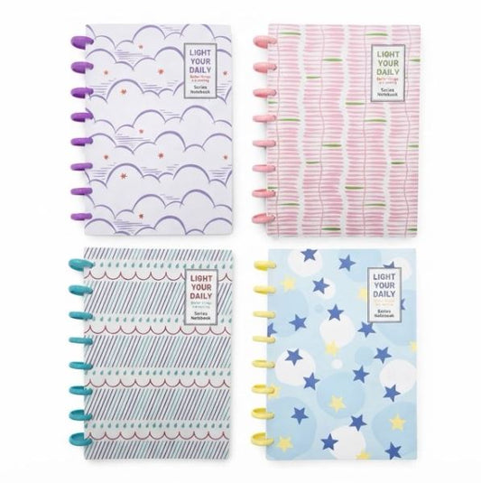 "Light Your Daily" Discbound Notebook | Single Piece | A5-1000-23
