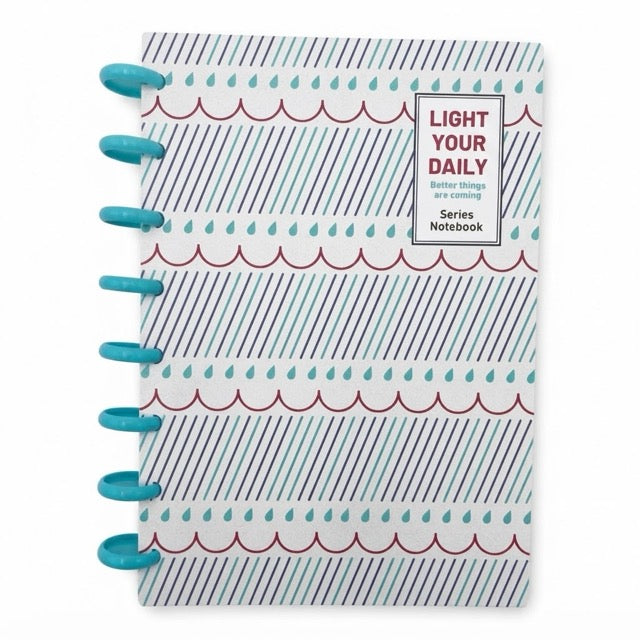 "Light Your Daily" Discbound Notebook | Single Piece | A5-1000-23