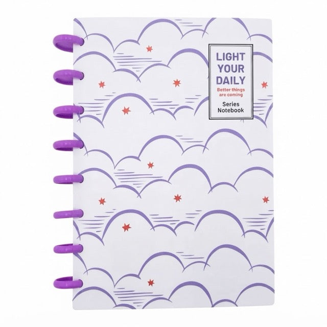 "Light Your Daily" Discbound Notebook | Single Piece | A5-1000-23