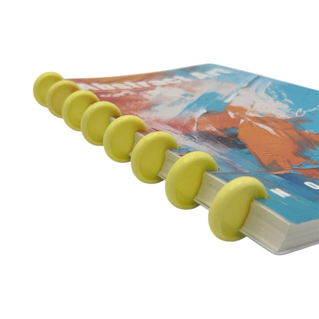 Abstract Art Discbound Notebook | Flexible Disc Ring | Single Piece