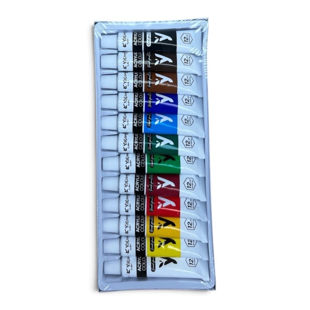 Acrylic Paint Color - 12 Pcs