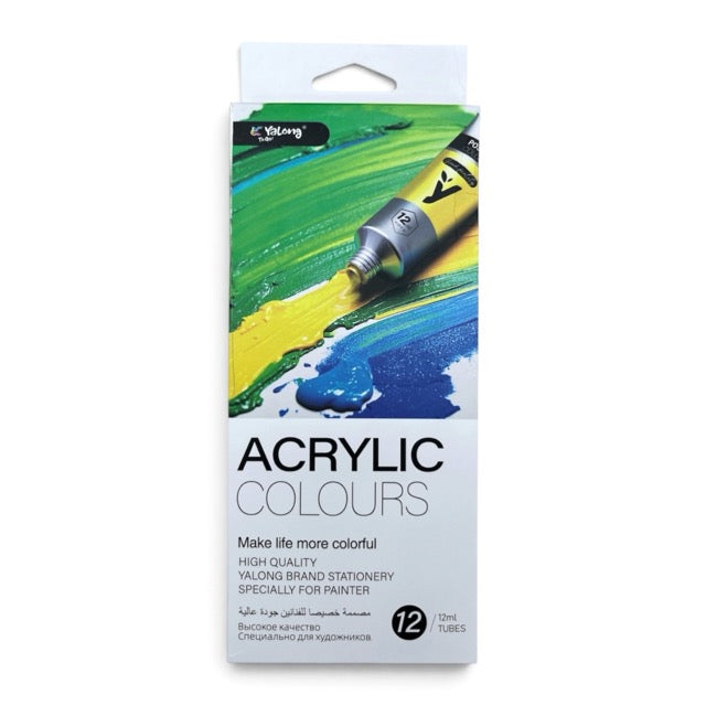 Acrylic Paint Color - 12 Pcs