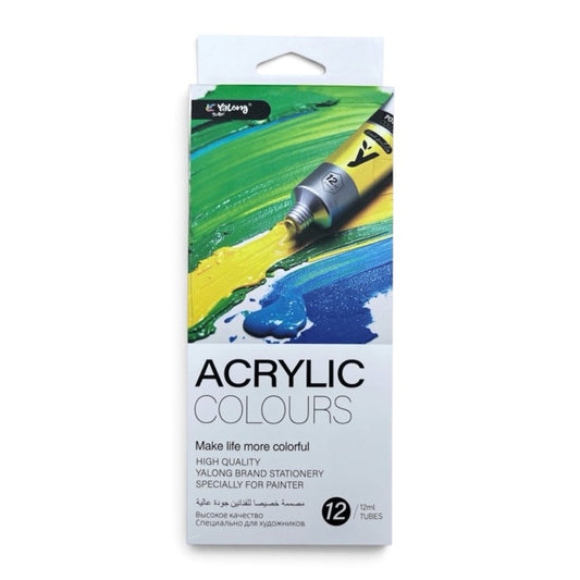 Acrylic Paint Color - 12 Pcs