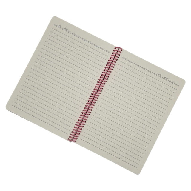 Cute Animated Print Spiral Lined Notebook | Single Piece