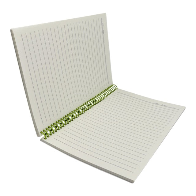 Coquette Ribbon Bow Spiral Notebook | Pastel Aesthetic Journal Single Piece | B5-3001-3