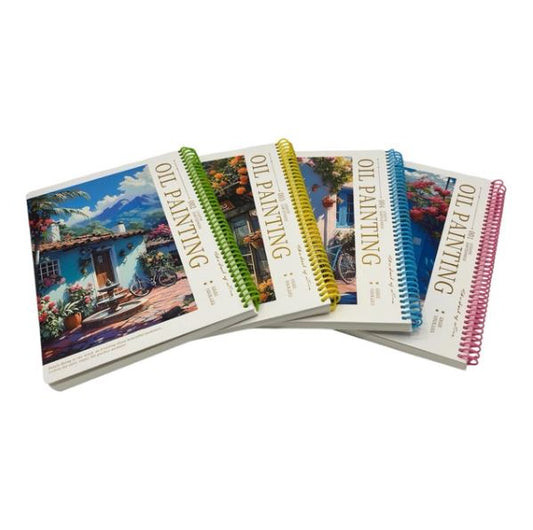 Oil Painting Cover Spiral Notebook | A5/B5 Journal & Sketchbook | Single Piece B5-4000-1