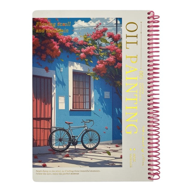 Oil Painting Cover Spiral Notebook | A5/B5 Journal & Sketchbook | Single Piece B5-4000-1