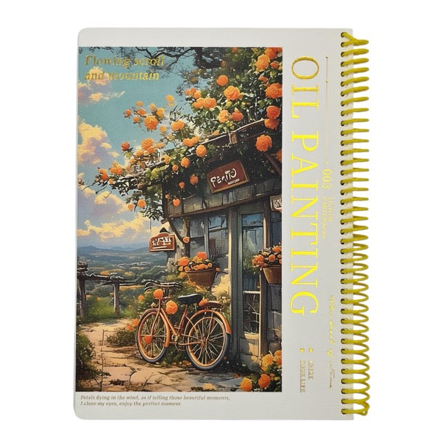Oil Painting Cover Spiral Notebook | A5/B5 Journal & Sketchbook | Single Piece B5-4000-1
