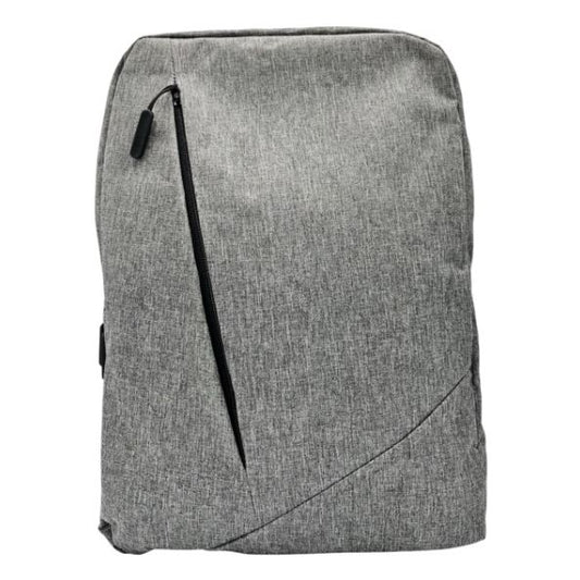 Minimalist Grey Heather Laptop Backpack