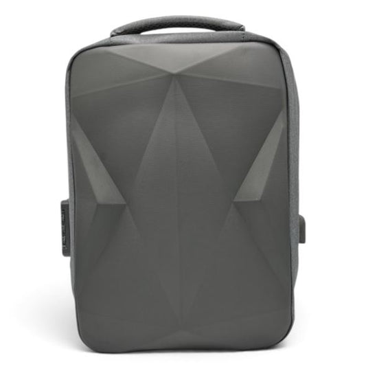 Geometric Hard Shell Anti-Theft Laptop Backpack - 1818-5