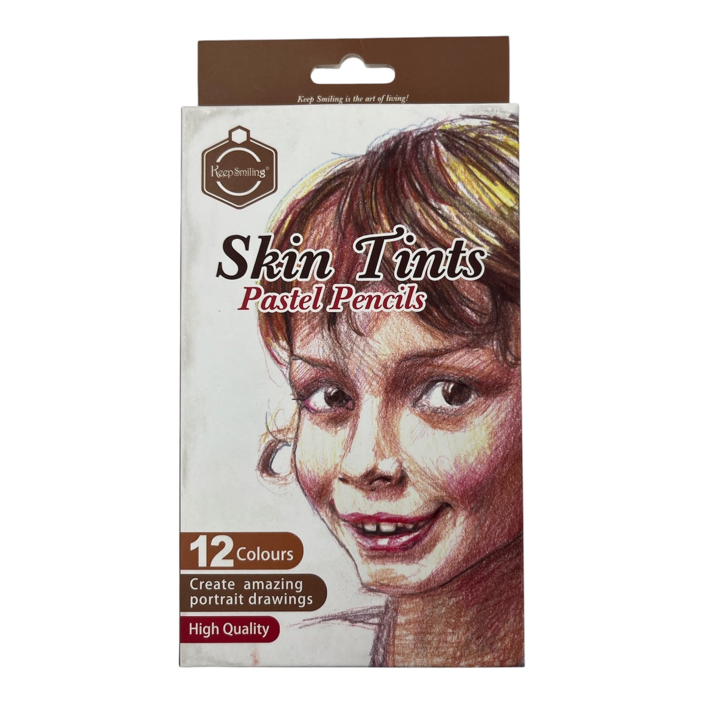 Skin Tints Pastel Pencil Set (12 Colors) - TB 1030