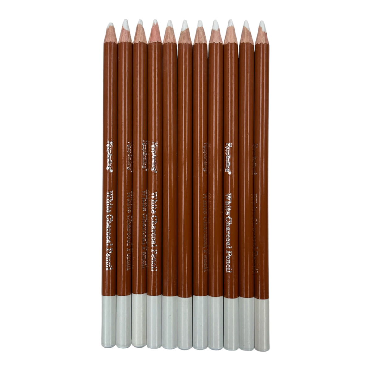 Keep Smiling White Charcoal Pencil Pastel Set (12 Pieces) - 1070W