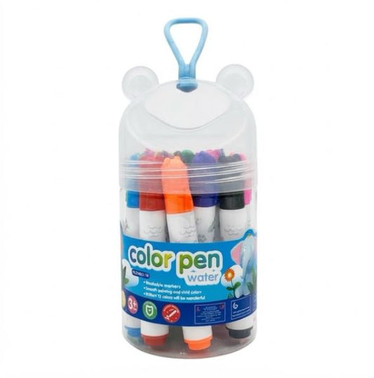 18 Piece Washable Water Color Marker Set - YL 221822-18