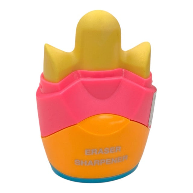 YaLong Ergonomic Double-Hole Pencil Sharpener with Handle | Single Piece YL-191696