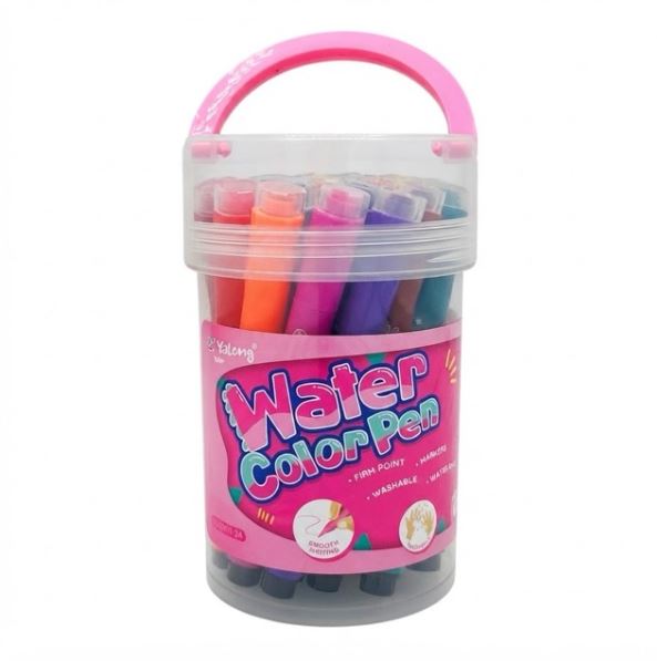 YaLong 24-Piece Washable Water Color Pen Set - YL 221811-24