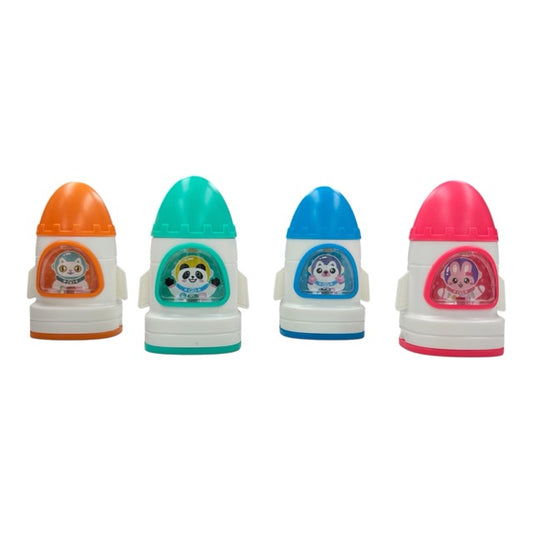 YaLong "Let's Go to Space" 2-in-1 Pencil Sharpener & Eraser Combo - YL- 231550