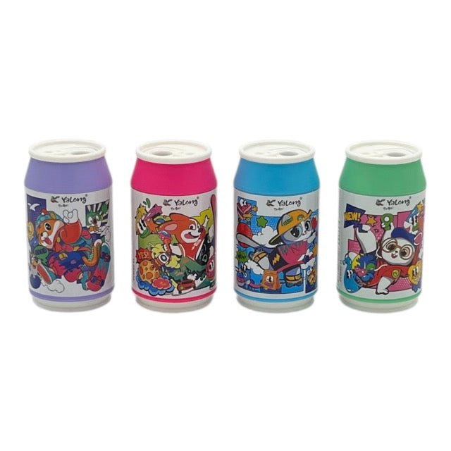 YaLong 2-in-1 Soda Can Pencil Sharpener & Eraser Combo - YL 251632