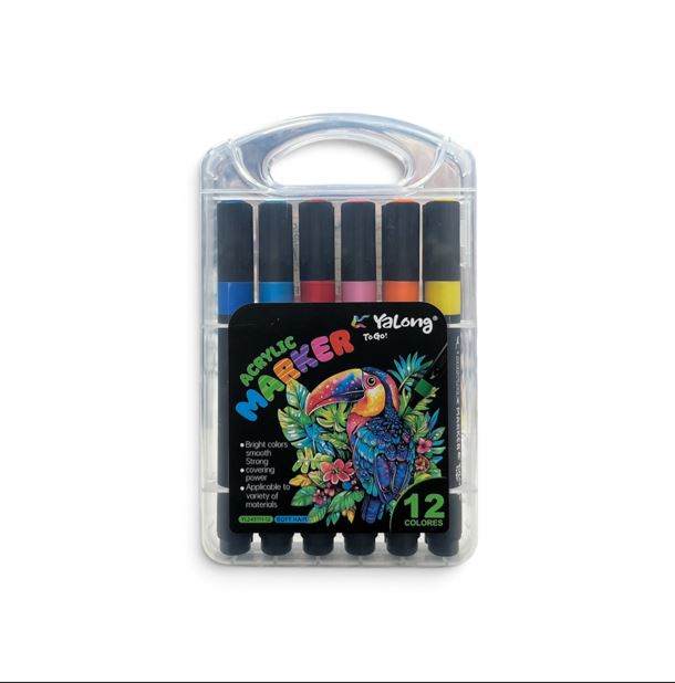 Acrylic Marker Color - 12 pcs